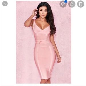 House Of CB “Belice” Pink Dress